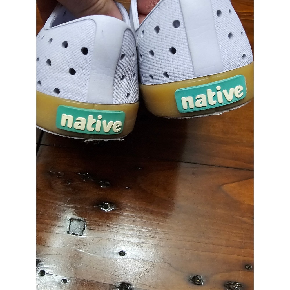 Native Jefferson Kids Lavender Purple Gum Sole EVA Slip On Shoes C12 Unisex - Picture 4 of 5